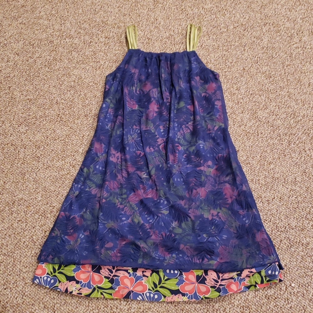 American Girl tropical floral dress